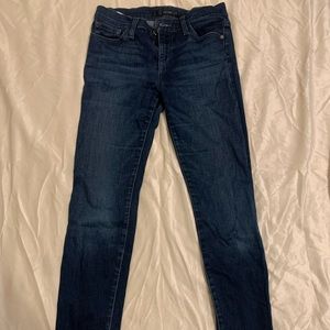 Joe’s Brand, size 27, dark blue bootcut jeans